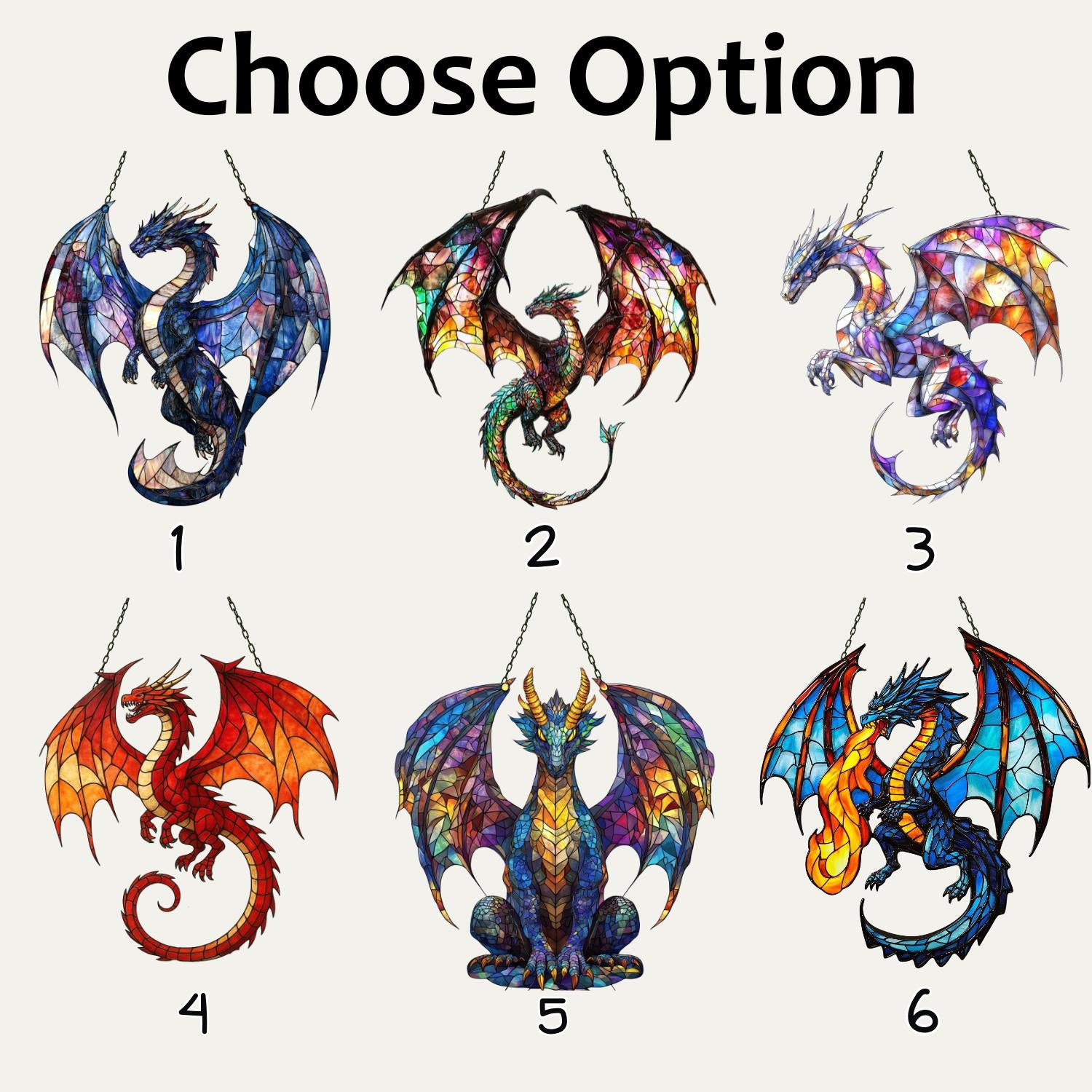 Dragon Suncatcher, Dragon Gift, Dragon Ornament, Dragon Art, Dragon Ornament, Fantasy Dragon Hanging, Christmas Kid Gift, Dragon Decor